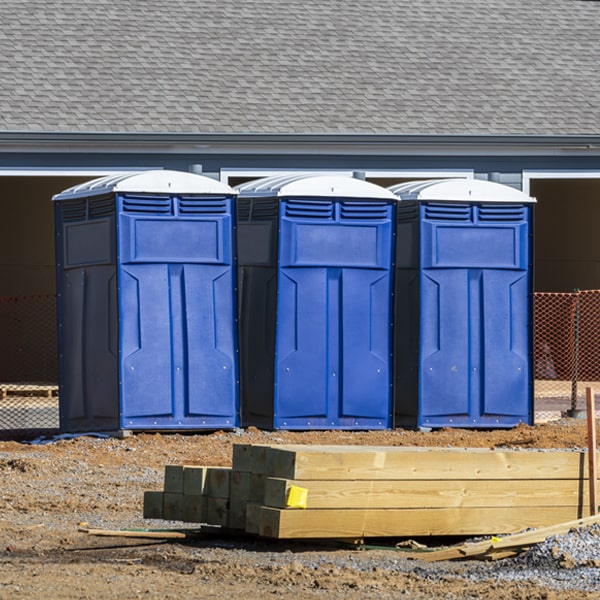 do you offer hand sanitizer dispensers inside the portable restrooms in New Providence